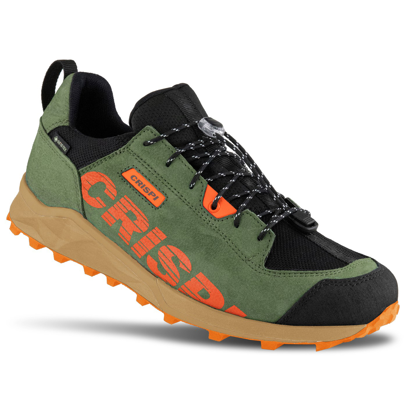 Crispi Attiva Low Wanderschuhe Schwarz Orange | LPSVZM059