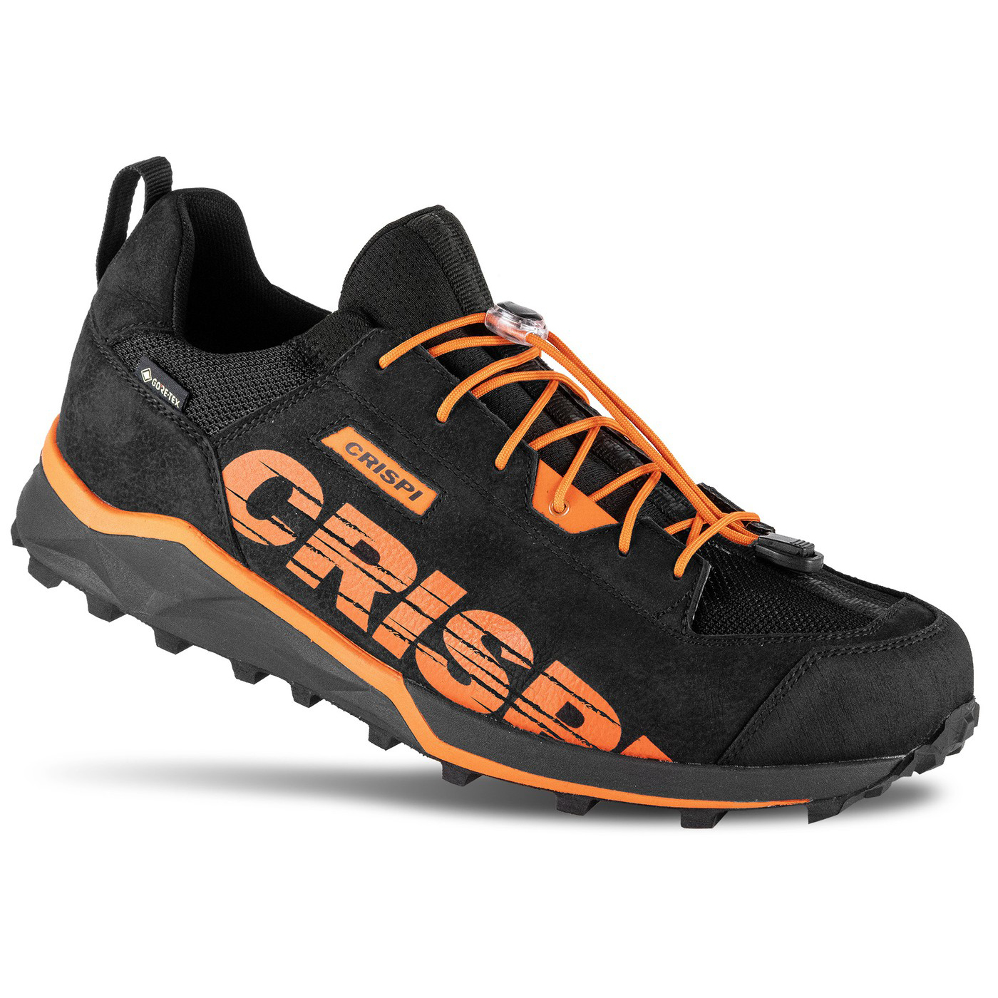 Crispi Attiva Mid Wanderschuhe Schwarz Orange | AYOTQZ104