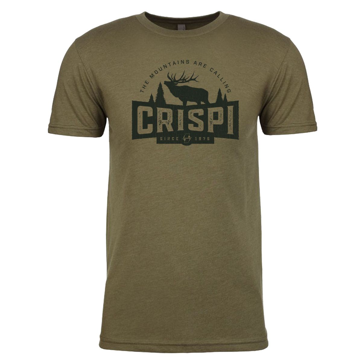 Crispi The Elk T-Shirts Hellolivgrün | WXOSMJ796