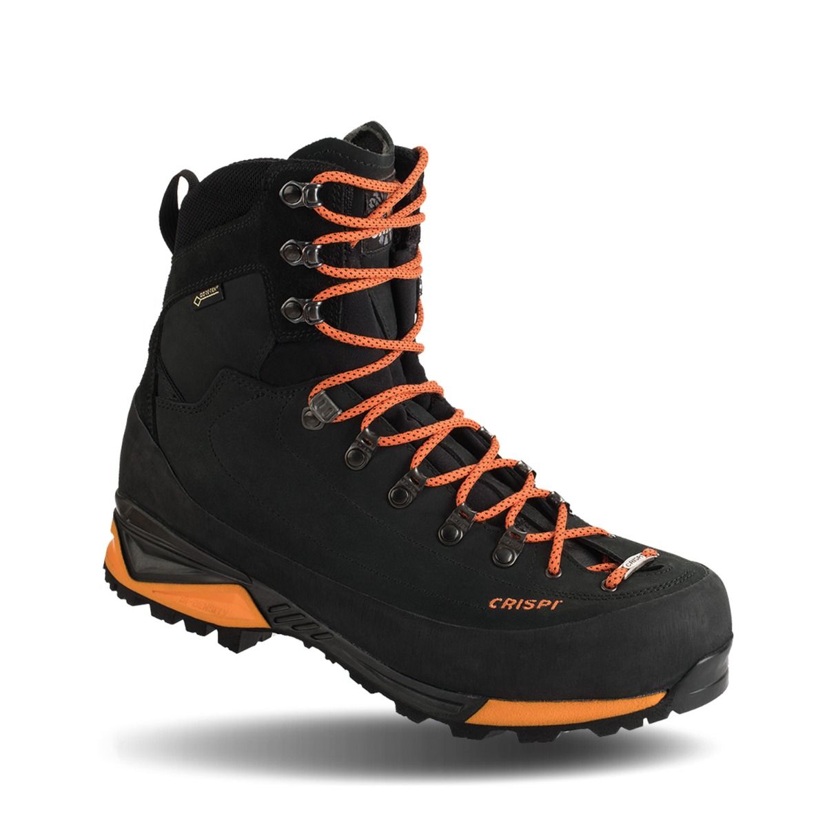 Crispi Briksdal SF GTX Jagdstiefel Schwarz Orange | MEWAKY964