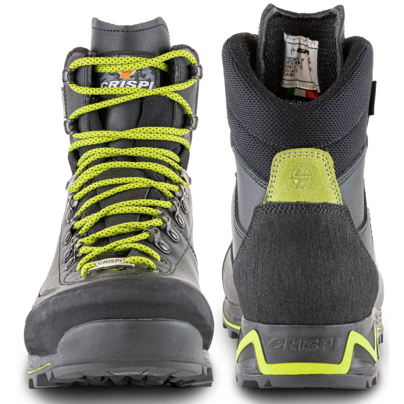 Crispi Briksdal Wanderschuhe Schwarz Orange | QYHBRG765