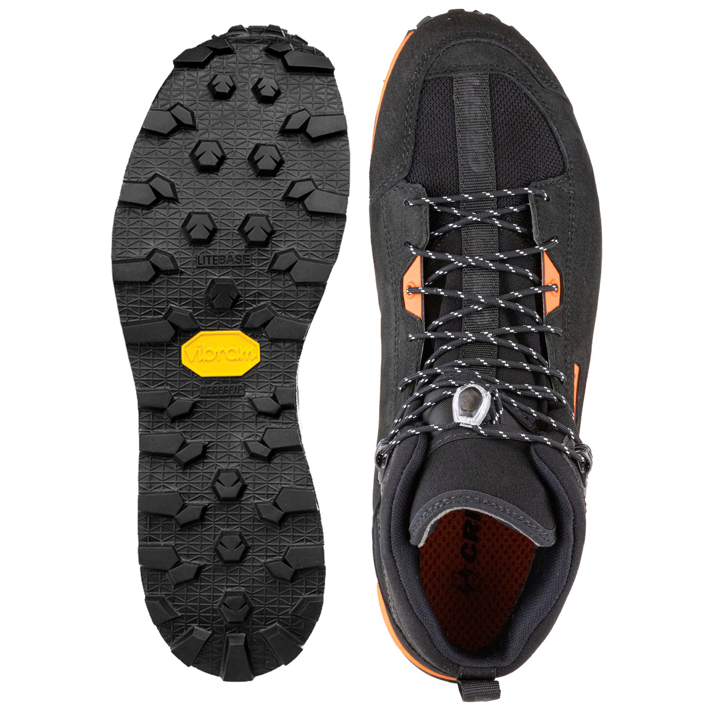 Crispi Crossover FG Pro Mid Wanderschuhe Schwarz Blau | NRLVAY196