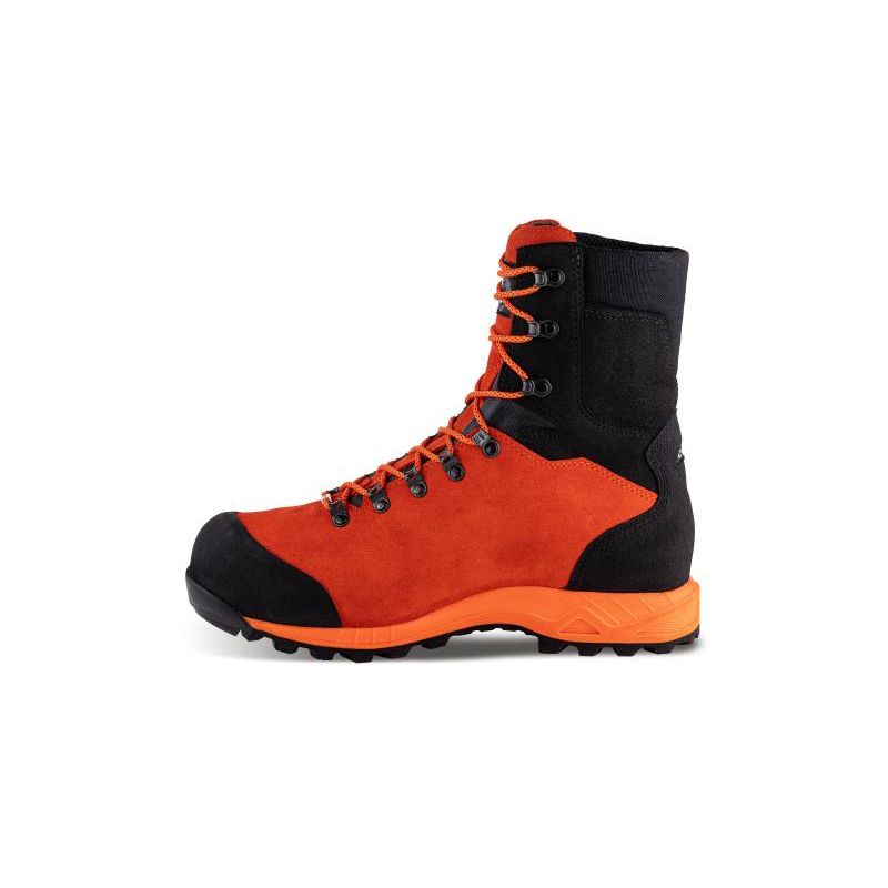 Crispi FORST KL2 GTX Arbeitsschuhe Orange Schwarz | FYMSBL084