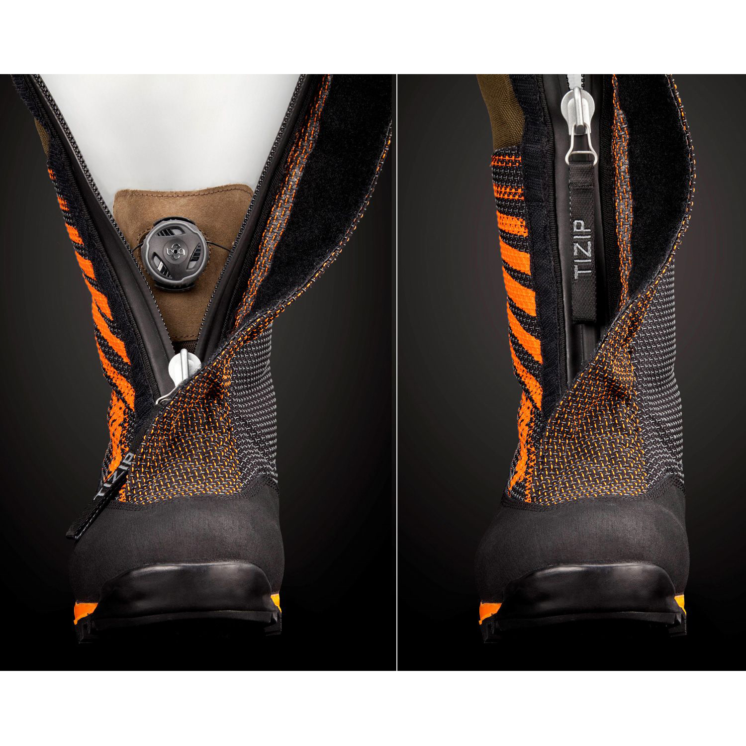 Crispi Highland Pro GTX Jagdstiefel Schwarz Orange | TDLGEN041