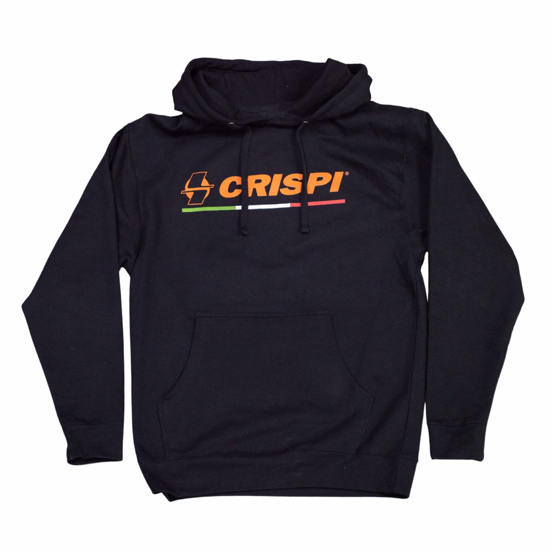 Crispi Italy Flag Hoodie Schwarz | SHAOFP908