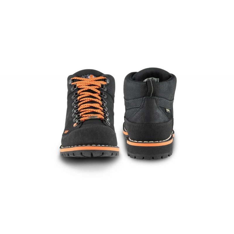 Crispi Monaco Premium GTX Wanderschuhe Schwarz Orange | WDNBTP630