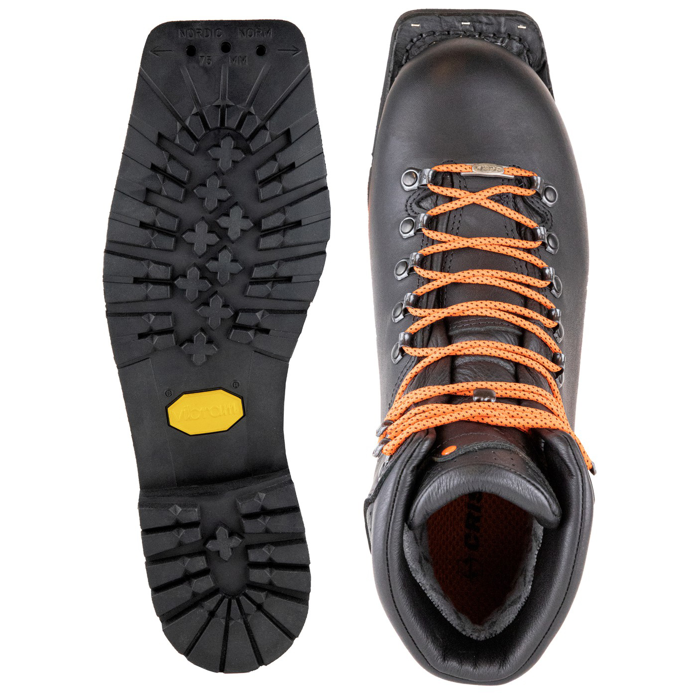 Crispi Svartisen 75 MM Skistiefel Schwarz | TWMVDG941