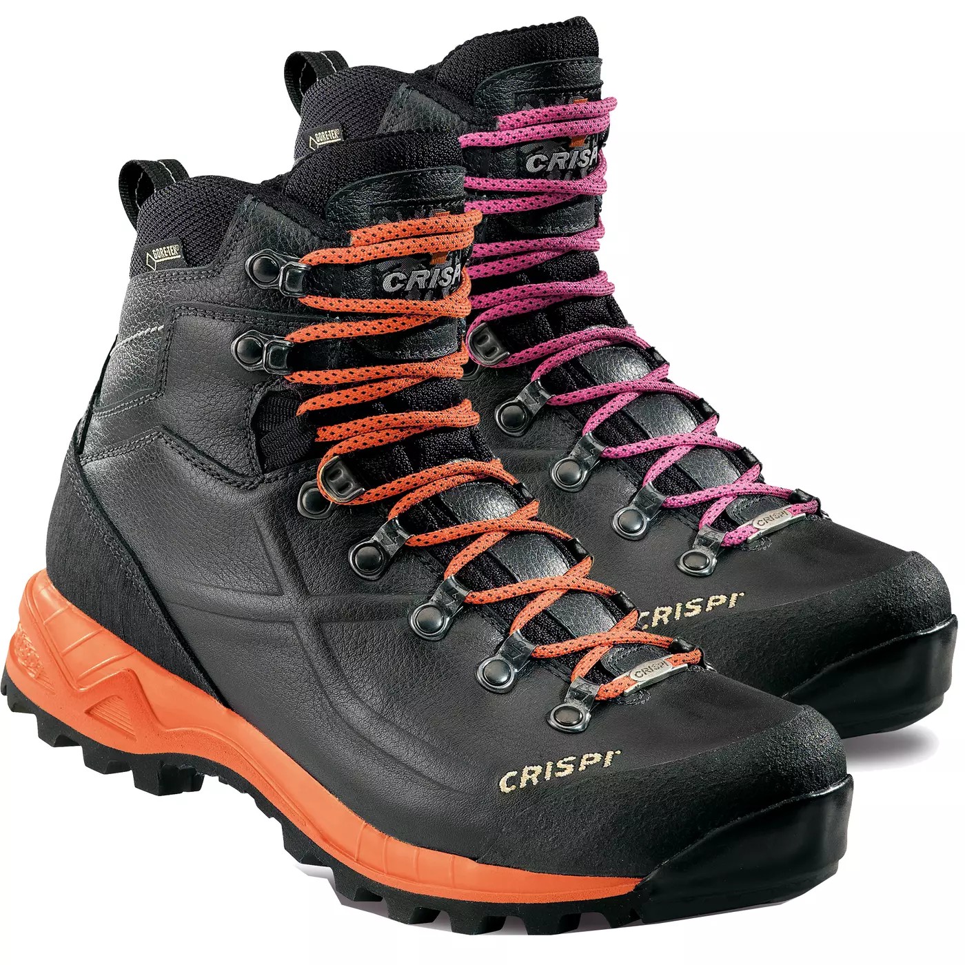 Crispi Veslpiggen Wanderschuhe Schwarz | RVSUOY948